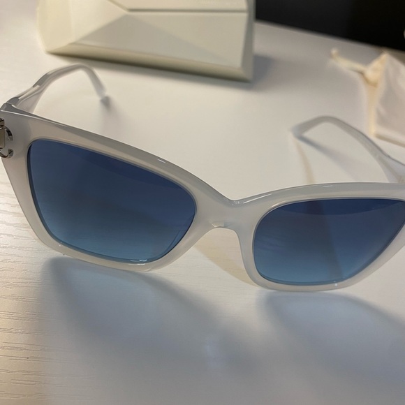 Jimmy Choo square cat eye blue gradient lens sunglasses Style JC 5012 main image 5